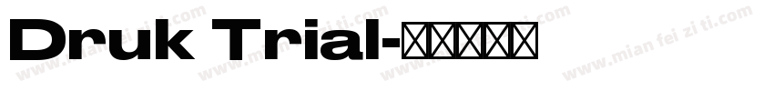 Druk Trial字体转换